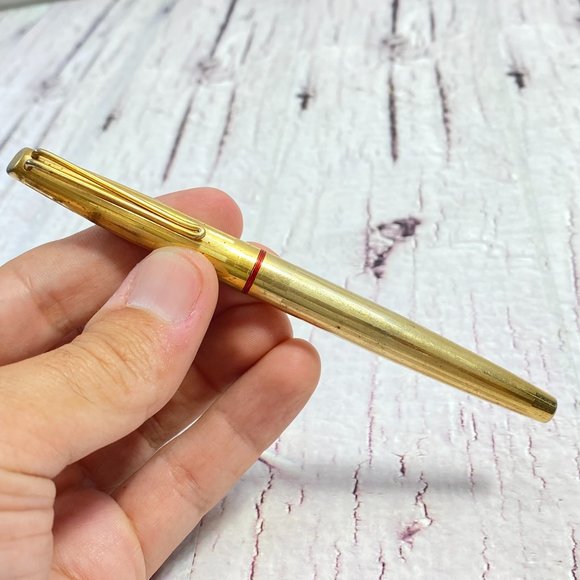 Vintage Golden National Fountain Pen, Vintage Gold Nib Ink Pen - Picture 1 of 10